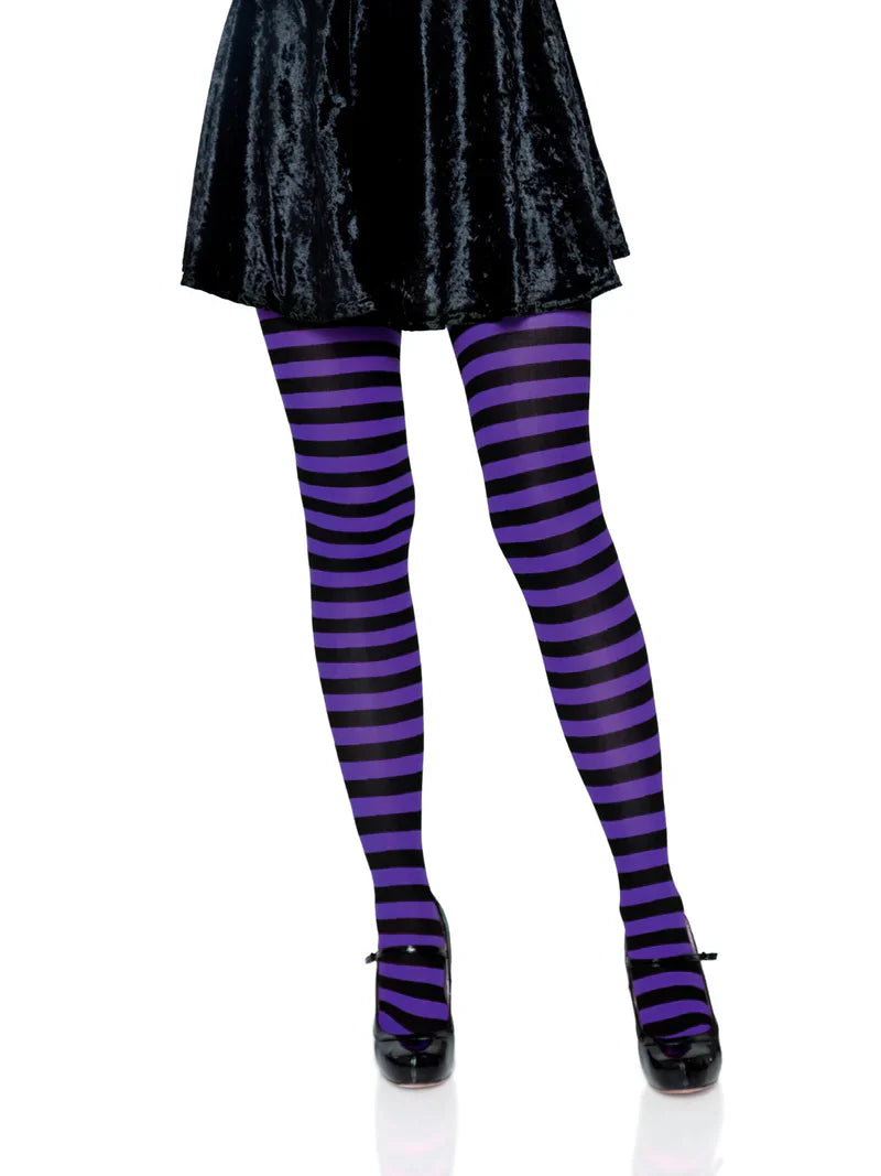 Striped Nylon Tights