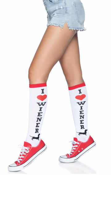 Wiener Dog Knee High Socks - SoulofHalloween