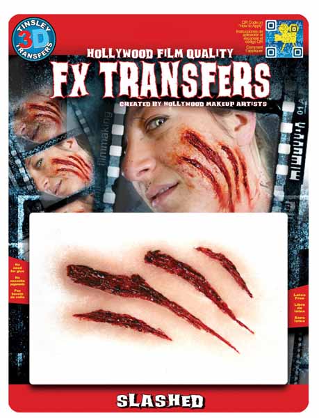 Slashed Wound Prosthetic Makeup