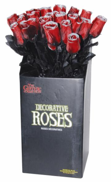 Glittering Dark Red Rose