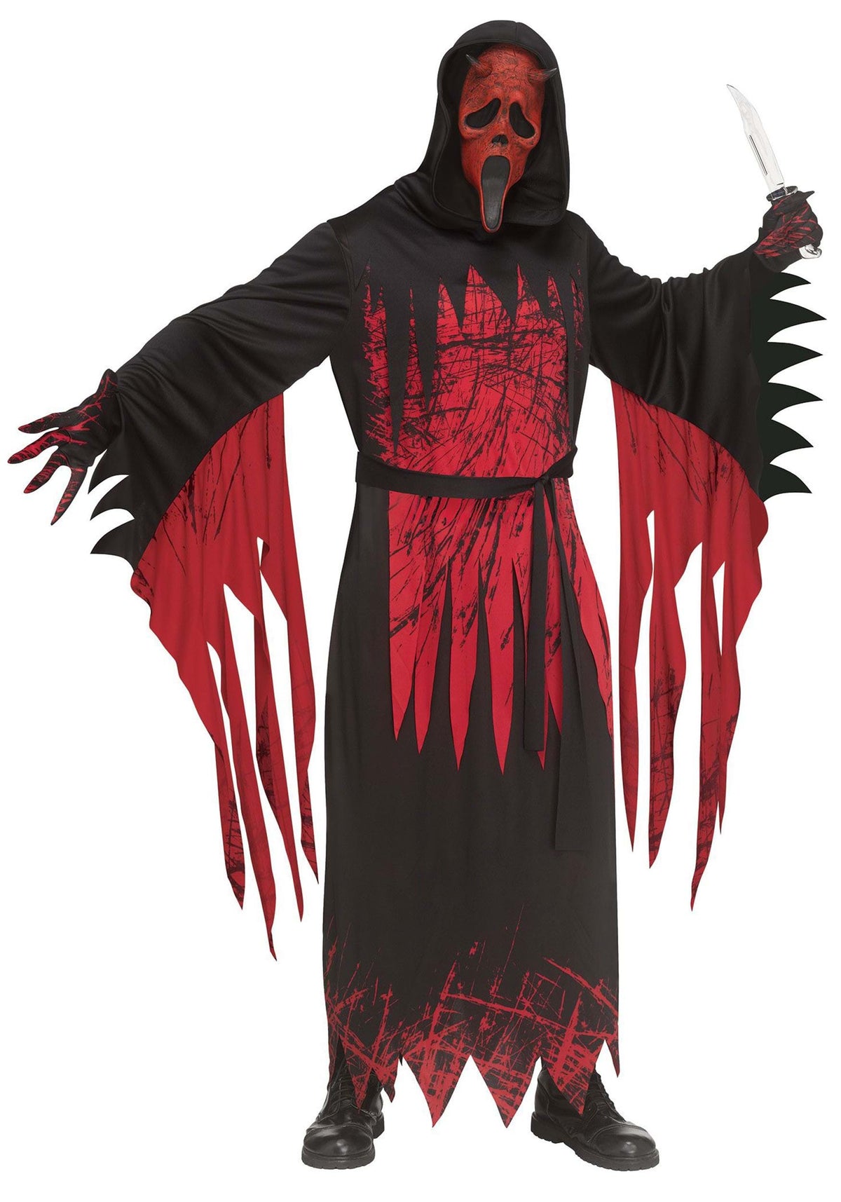 Aged Devil Face Adult 6'/200