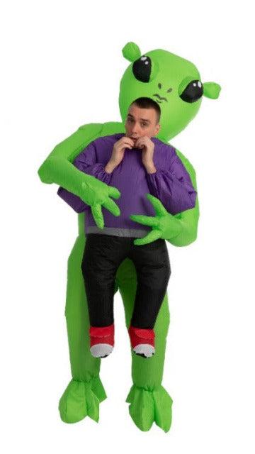 Area 51 Alien Caught Me Full Body Inflatable Costume - SoulofHalloween