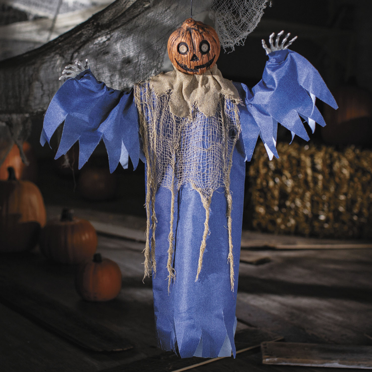 Hanging Pumpkin Man Decoration