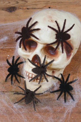 Mini Hairy Spider Decorations