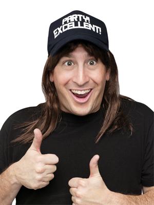Party Hat with Hair Attachment