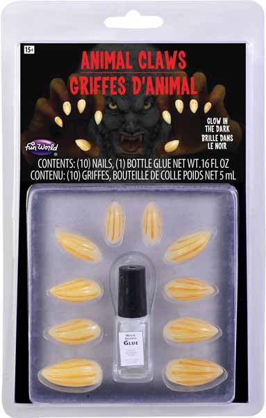 Glow-in-the-Dark Animal Claws