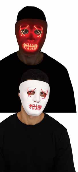 Illumo White Horror Mask