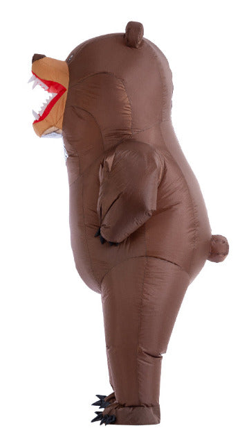 Inflatable Grizzly Bear Costume - Adult - SoulofHalloween