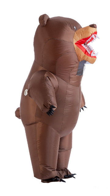 Inflatable Grizzly Bear Costume - Adult - SoulofHalloween