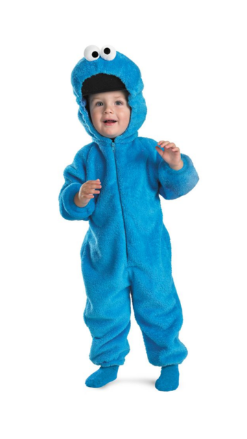 Cookie Monster Deluxe Two-Sided Plush Jumpsuit