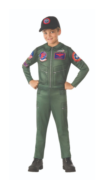 Kids Top Gun Jumpsuit Costume