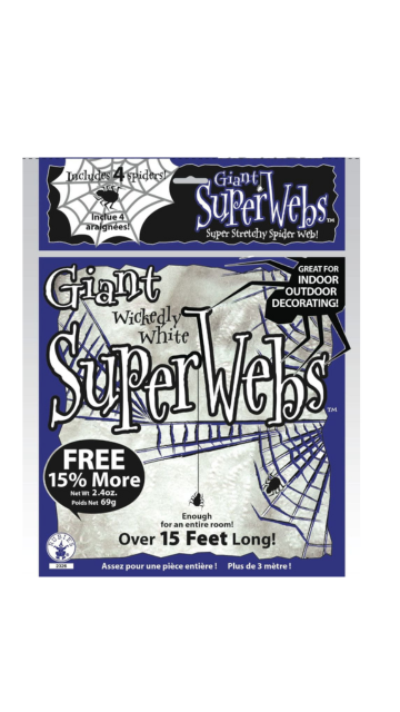 White Spiderweb Decoration