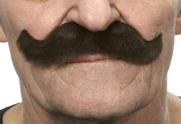 Dark Brown Moustache Prop