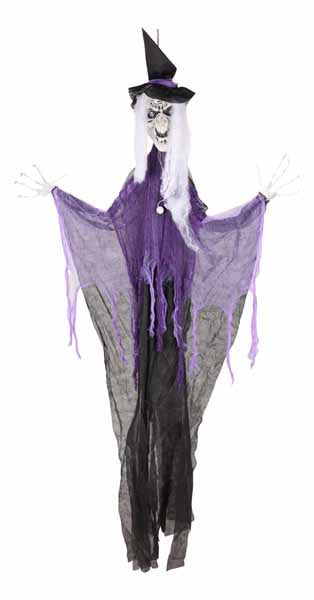Animated Scary Witch Decor