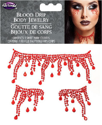 Vampire Bloody Gems Face/Neck