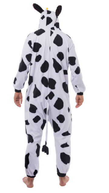 Cow Animal Onesie Pajama Costume - Adult - SoulofHalloween