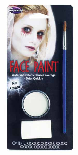 Water Activated White Face Paint