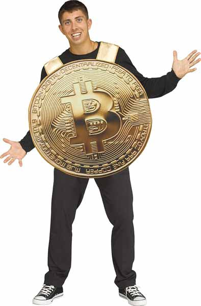 Bitcoin Cryptocurrency Costume
