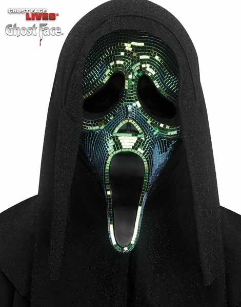 Ghost Face Oil Slick Disco Mask