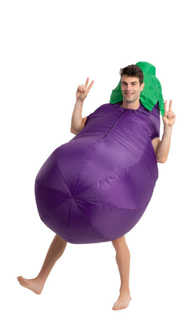 Peach and Eggplant Couple Inflatable Costume - Adult - SoulofHalloween