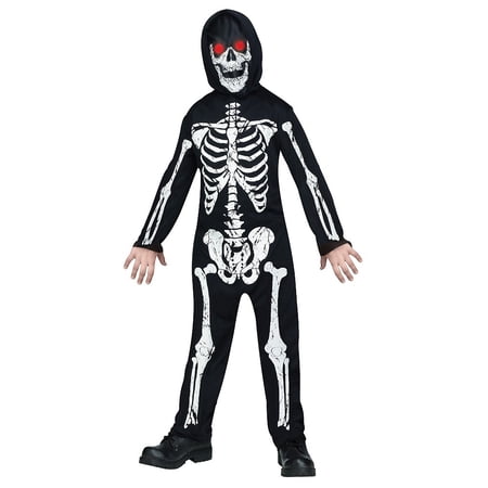 Fade In/Out Skeleton Phantom Child Costume