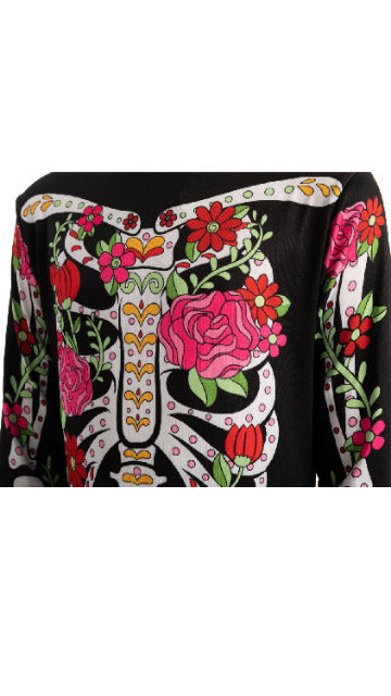 Day of the Dead Skeleton Floral Jumpsuit - Child - SoulofHalloween