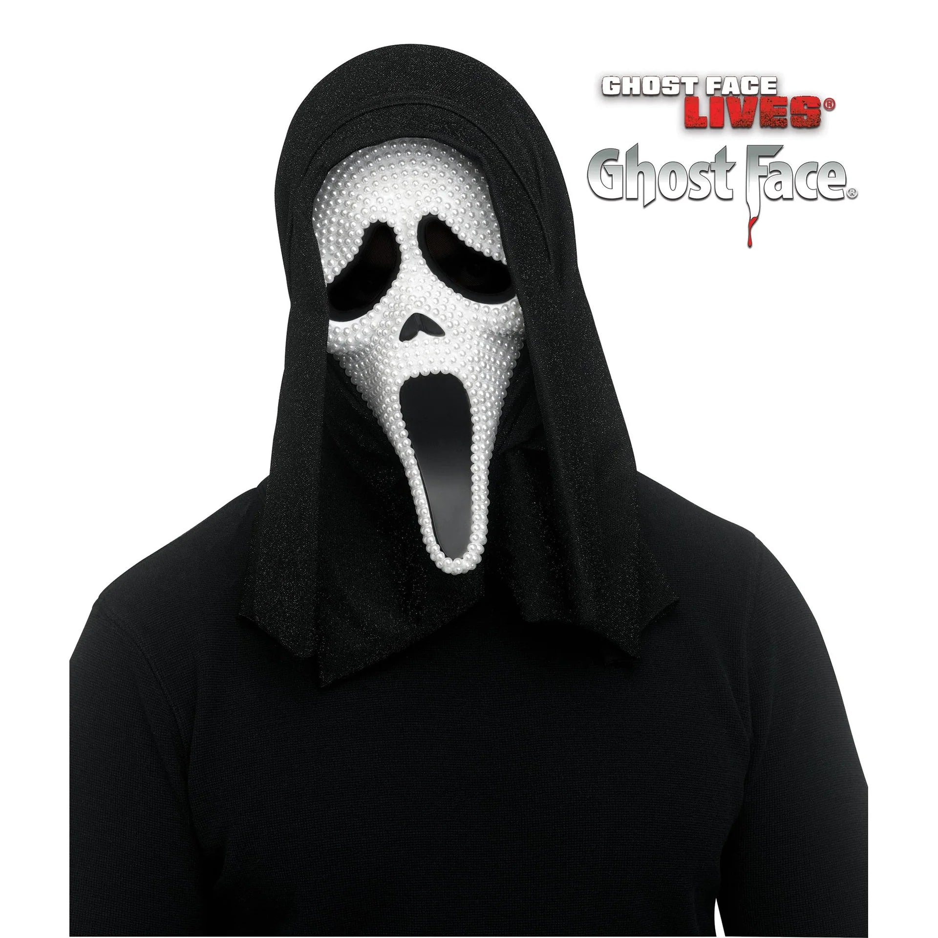 Ghost Face Pearl Mask