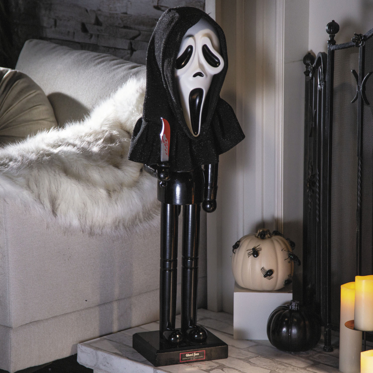 Ghostface Wooden Nutcracker Decor