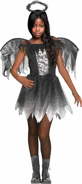 Dark Sparkle Angel Child Costume