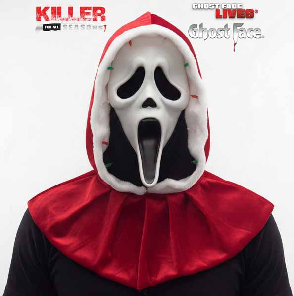 Ghost Face Light Up Christmas Mask