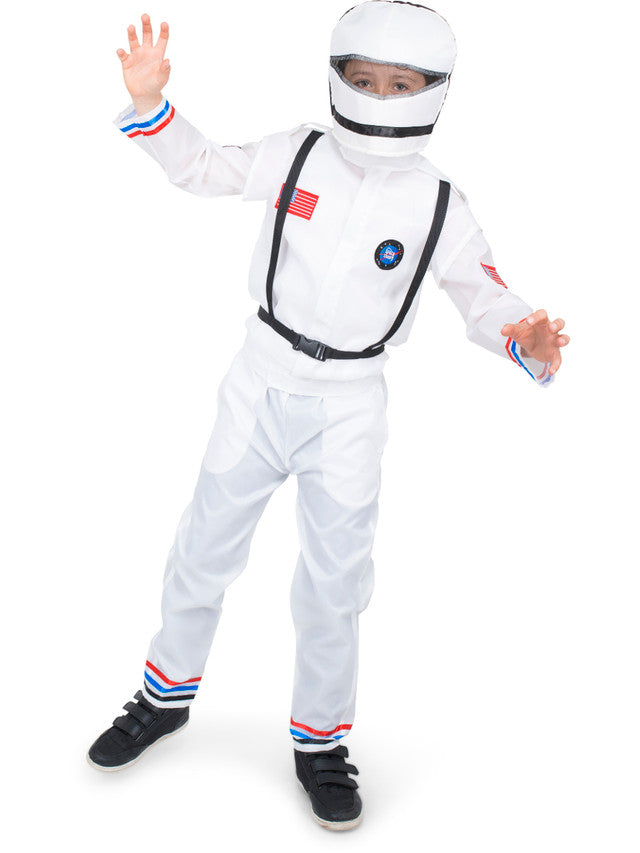 KID ON THE MOON SHUTTLE COMMANDER ASTRONAUT CHILD'S