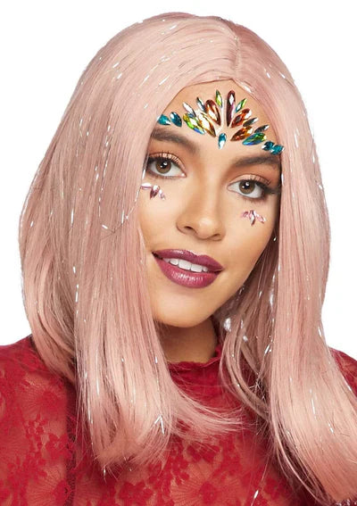 Multicolour Harlequin Face Jewels