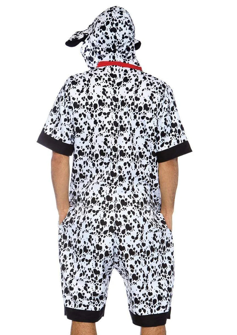 Dalmatian Dog Fur Print Jumpsuit