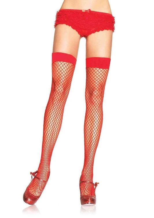 Lycra Industrial Fishnet Thigh Highs