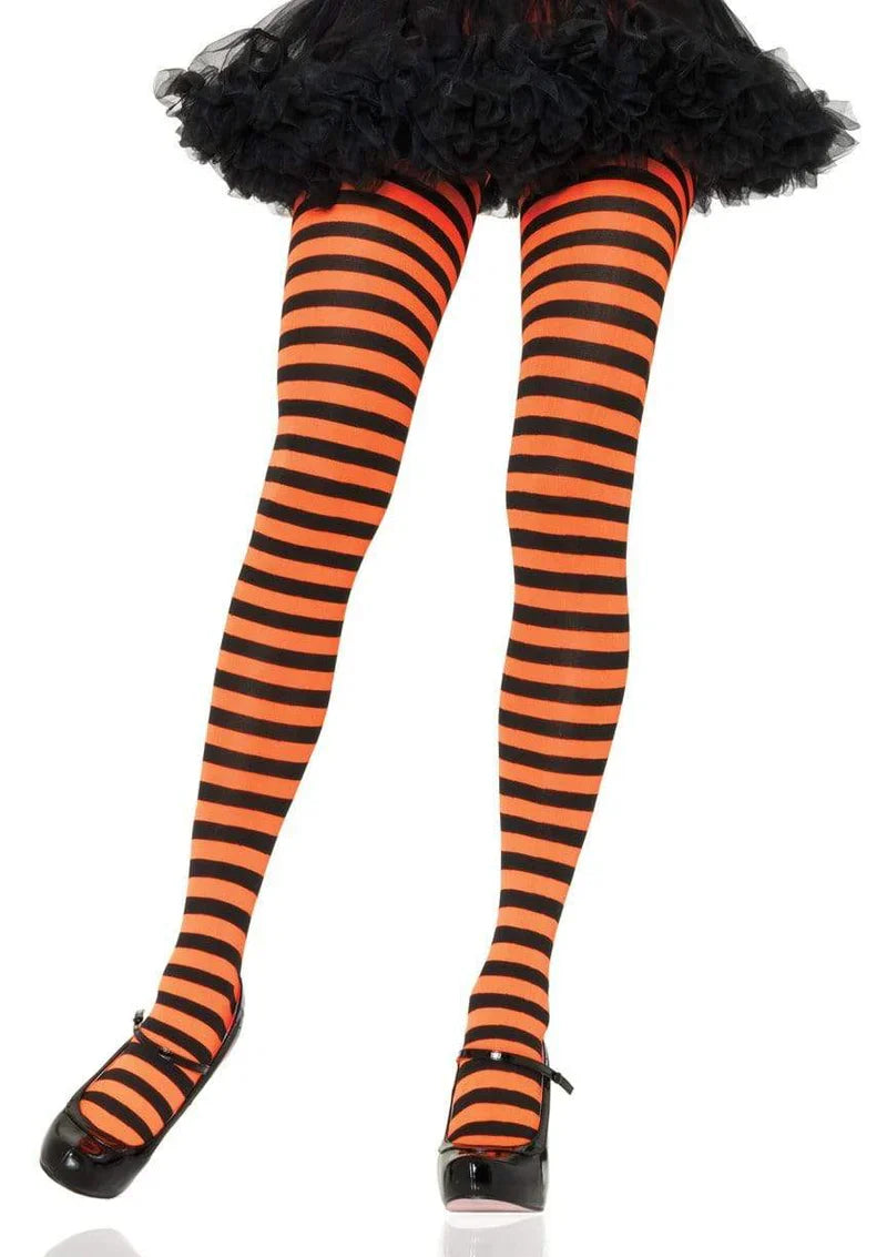 Striped Nylon Tights