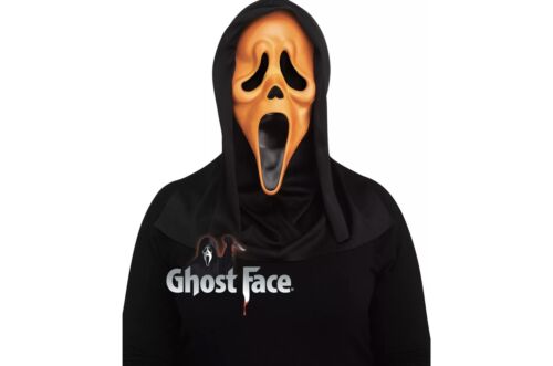 Fluorescent Ghost Face Mask