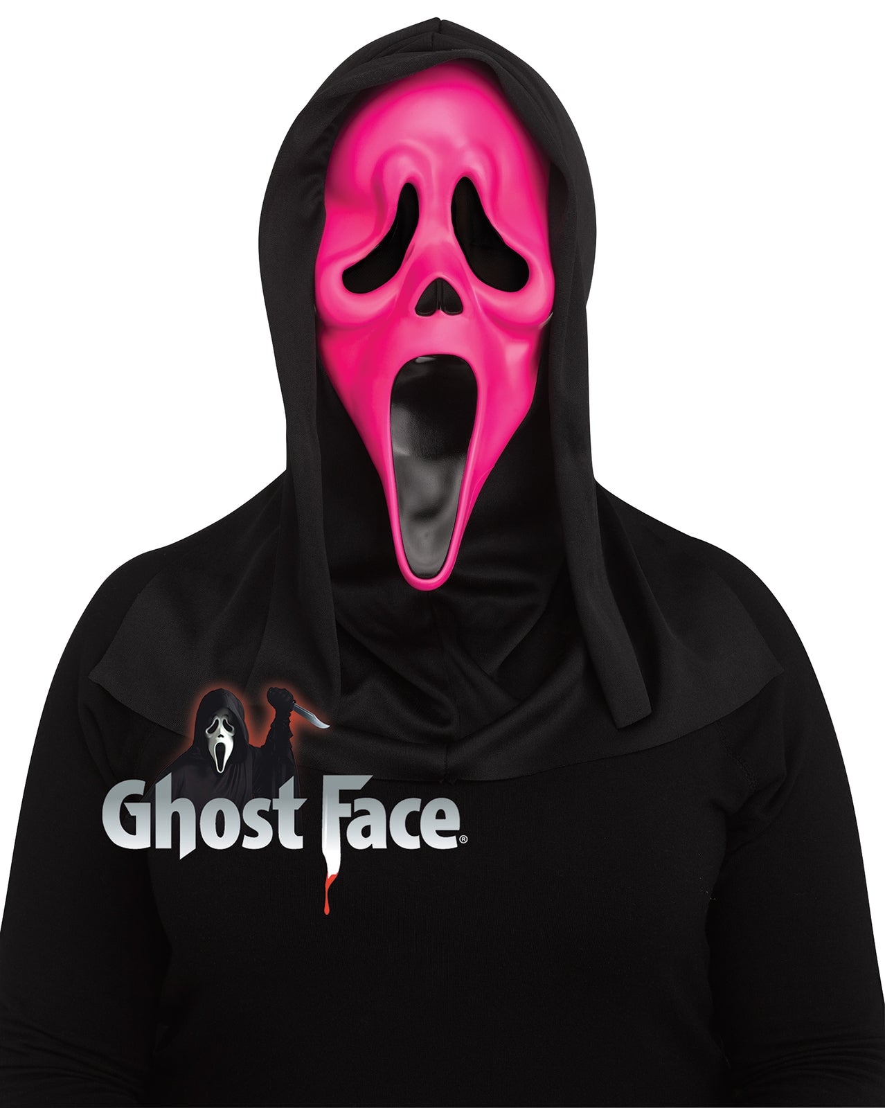 Fluorescent Ghost Face Mask