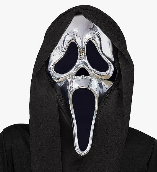 Chrome Ghostface Mask
