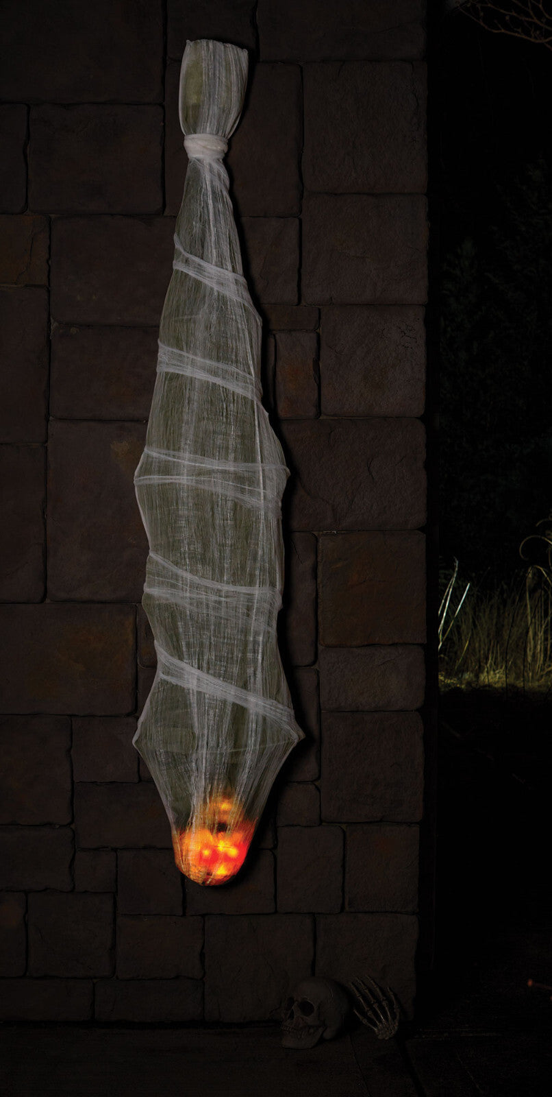 Lite Up Cocoon Corpse Decoration