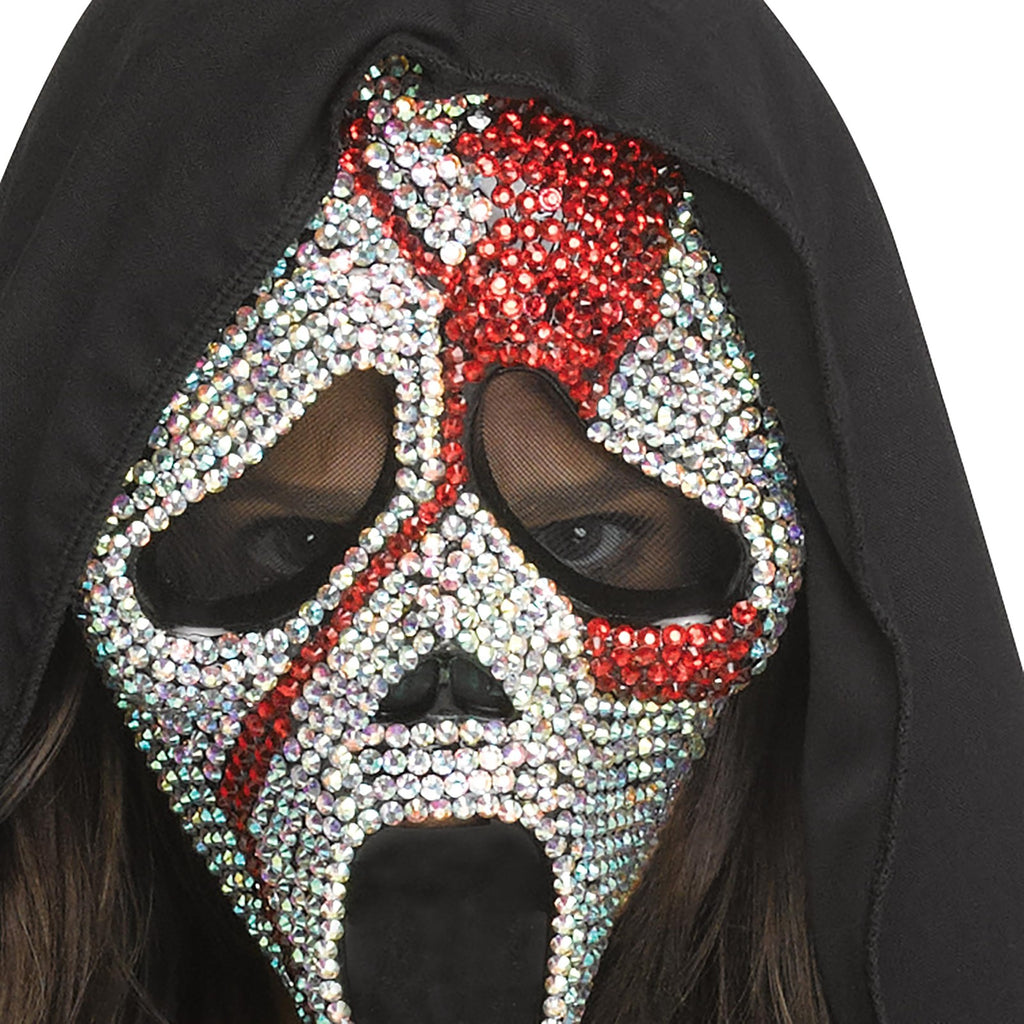 Bloody Bling Ghost Face Costume