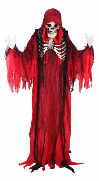 Animated Standing Grim Red Reaper