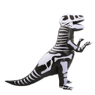 CHILD'S SKELETON T-REX INFLATABLE COSTUME