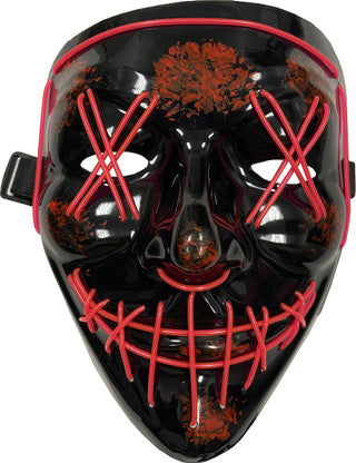 Light-Up Cross Hatch Eyes Mask