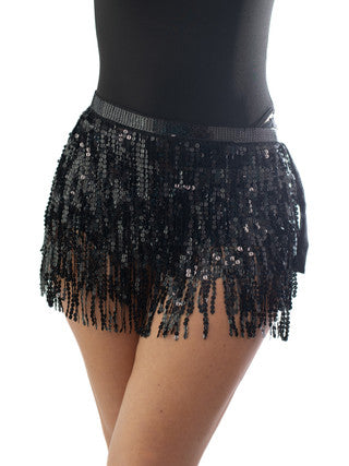 ADULT'S SEQUIN TASSEL WRAP SKIRT