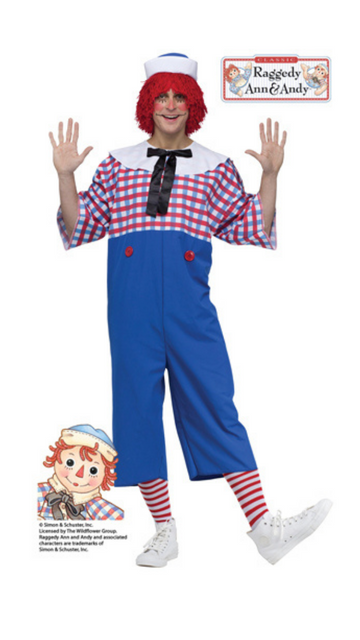 Raggedy Andy Adult Costume