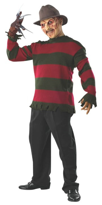 Adult Freddy Krueger Deluxe Sweater and Mask - SoulofHalloween