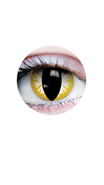 PRIMAL ® THRILLER - YELLOW COLORED CONTACT LENSES