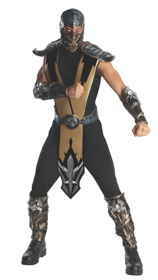 Mortal Kombat Scorpion Adult Costume - SoulofHalloween
