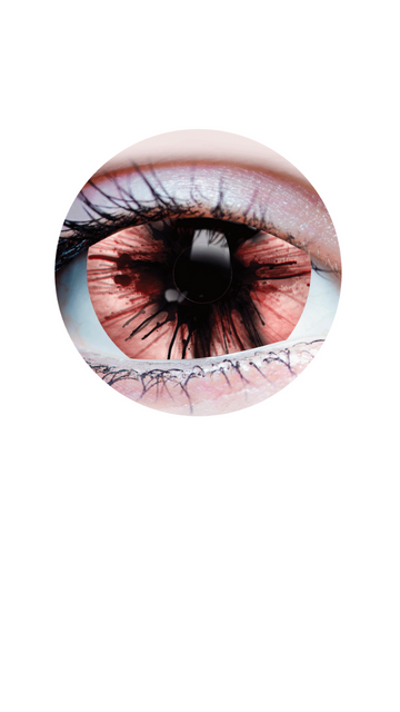 Primal® Doom - Red, Black, White Colored Contact Lenses