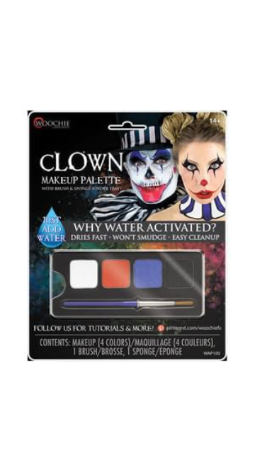 Clown Water Activated Makeup Palette - SoulofHalloween